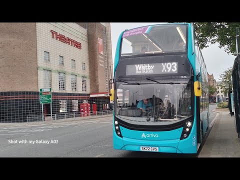 SK72 CVS On X93 To Scarborough Railway Station