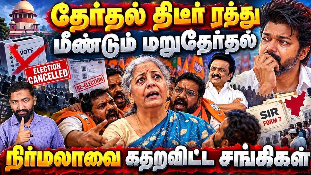 தேர்தல் திடீர் ரத்து! மீண்டும் மறுதேர்தல்? நிர்மலாவ?