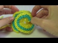 Crochet spiral flower tutorial