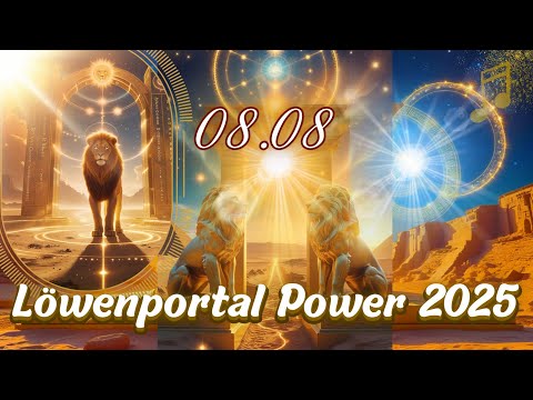 🌞08.08 – Transformation, Fülle & Herzöffnung: Löwenportal-Energie-Übertragung⭐💫✨