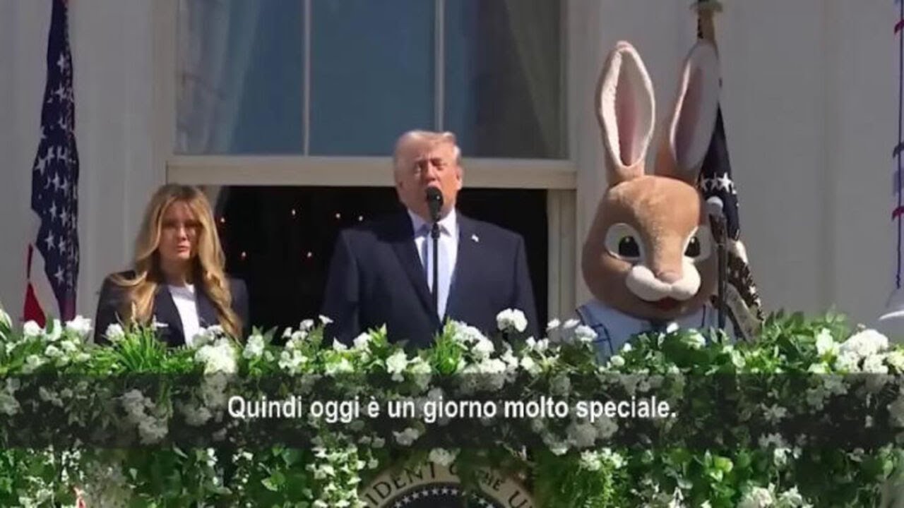 Trump e Melania partecipano all'Easter Egg Roll a Casa Bianca: Usa non sono mai andati meglio