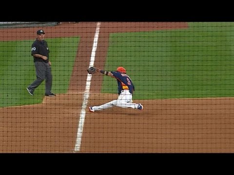 BOS@HOU: Astros flash leather in game vs. Red Sox