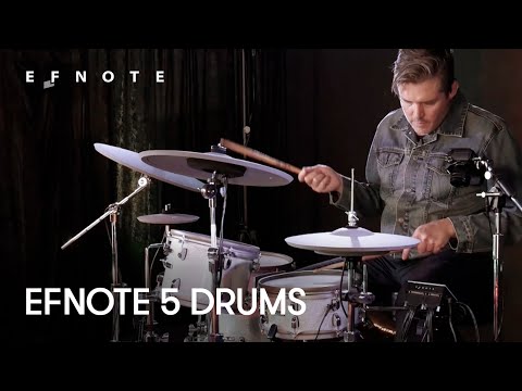 Efnote 5 Electronic Drum Set - White Sparkle image 4