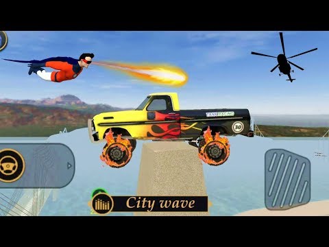 Vegas Crime Simulator - (Transformer Robot Car Stuck on building tower) - Car Robot Fight