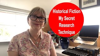 How to write historical fiction: secret research technique!