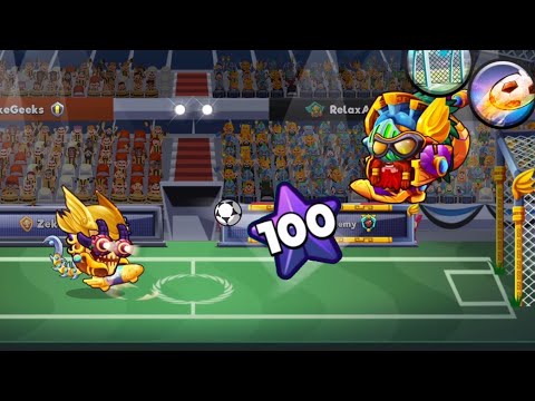 INSANE! Level 100 player has crazy playing style on Head Ball 2