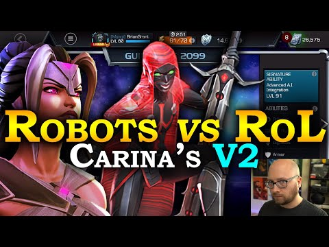 Carina's Challenge V2: Hunk of Junk (3* Robots vs RoL) | Marvel Contest of Champions