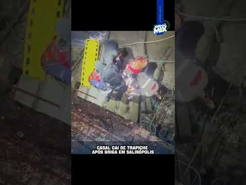 CASAL CAI DE TRAPICHE APÓS BRIGA EM SALINÓPOLIS
