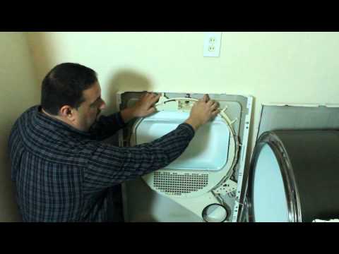GE Dryer Front Bearing WE3M26 & Slides Repair - Replace