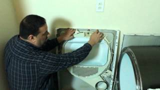 GE Dryer Front Bearing WE3M26 & Slides Repair - Replace