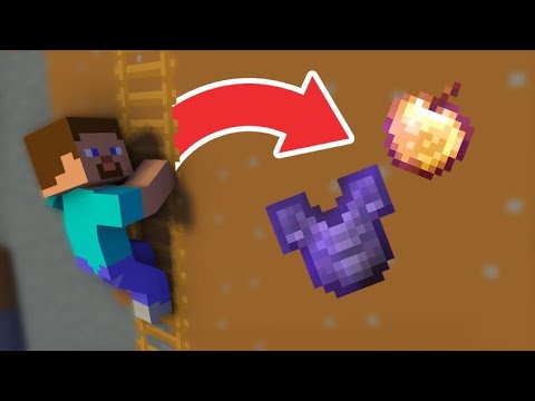 Crazy Minecraft Hack: OP Enchants from Climbing Ladders!