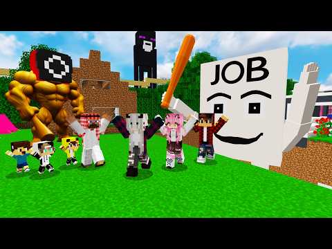 ماين كرافت لكن جيجي وكعبول وعبوسي وبابا انقذوني انا وعائلتي من الكارد المعضل 😱😨 #فلم_ماين_كرافت