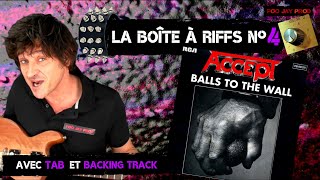 Balls To The Wall Accept Tuto Guitare en français - Boite à Riffs N°4 - Série Metal FooJayProd
