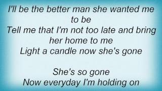 Human Nature - She's So Gone Lyrics