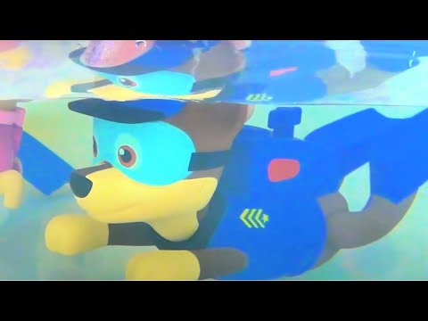 PAW PATROL Bath Time Fingerpaint Activity with Bubbles, Paddlin' Pups & Toy Surprise