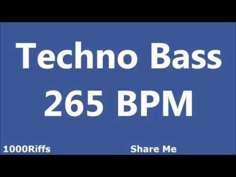 Techno Bass E2 Metronome : 265 BPM