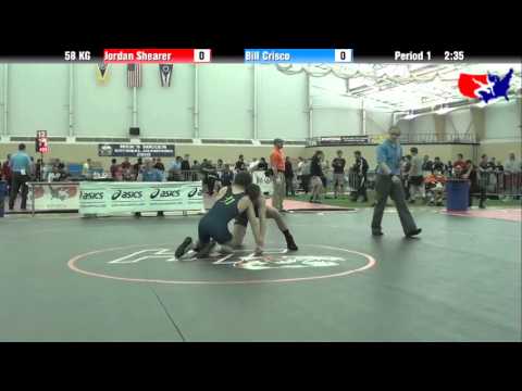 Jordan Shearer vs. Bill Crisco at 2013 FILA Cadet Nationals - FS