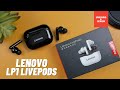Бездротові навушники Lenovo LP1 Black White Bluetooth 5