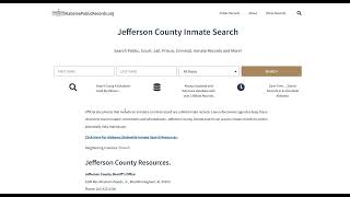 Jefferson County Inmate Search