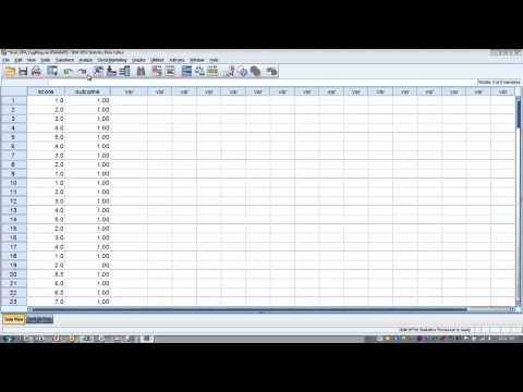 How to Use SPSS- Receiver Operating Characteristics (ROC) Curve Part 1 Video