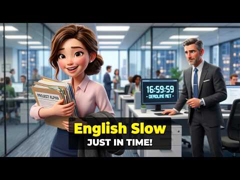 I'm Getting FIRED?! | Sarah's Worst Day | Slow English Conversation A1-A2