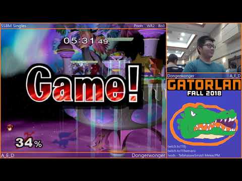 GatorLAN SSBM Singles - 9/22/18 - A_E_D (Marth) Vs. Dongerwonger (Falco) - Pools