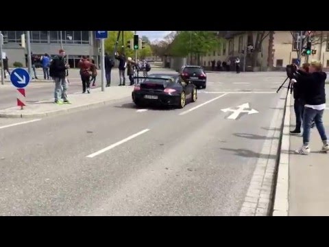 Porsche 997 Turbo 9ff GTronic (1200hp) drift fail and nearly crash