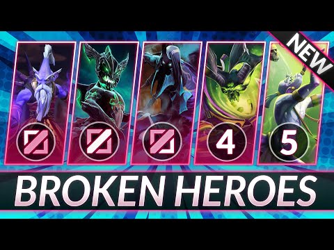 3 BROKEN HEROES EVERY ROLE (Updated!) - Climb Fast in 7.35b - Dota 2 Tier List Guide