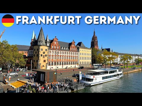 Excursão a pé pela cidade de Frankfurt, Alemanha