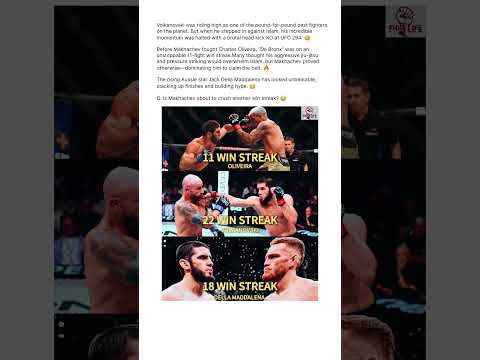 Islam Makhachev DESTROYS every win streak in UFC history