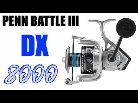 Penn BTLIII8000DX Battle III DX Spinning Reel Review | J&H Tackle