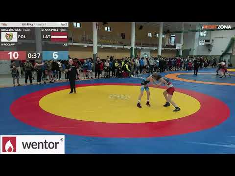 ZAPASY - (M1) Międzynarodowy Turniej Zapaśniczy AGROS CUP - Żary 2026. Mata 1.