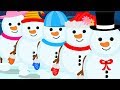 Five Little Snowmen | Snowmen Song | Nursery Rhymes & Baby Songs | Christmas Rhymes
