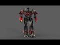 Optimus Prime Rig Walk Cycle Test 2nd Oct 22nd Update
