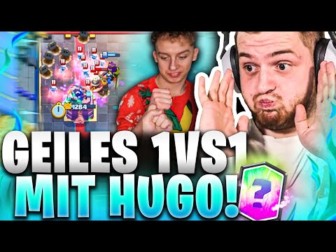 😂😳2 NEUE Karten MAXED! | 1vs1 GEGEN Hugo! | Season Pass OPENING F2P Acc. Clash Royale!