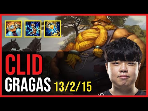 Clid - GRAGAS vs. EKKO Jungle | KR Grandmaster