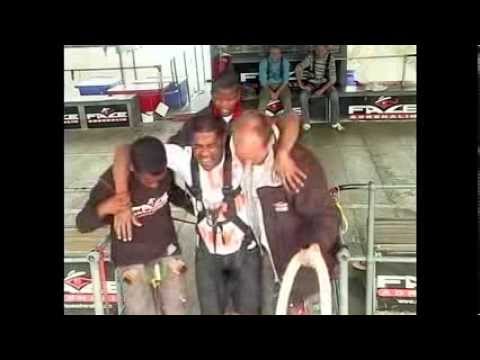 Funniest Bungee Jump at The World's Highest Bungy Jump Bridge South Africa (Bloukrans Bridge) 216m