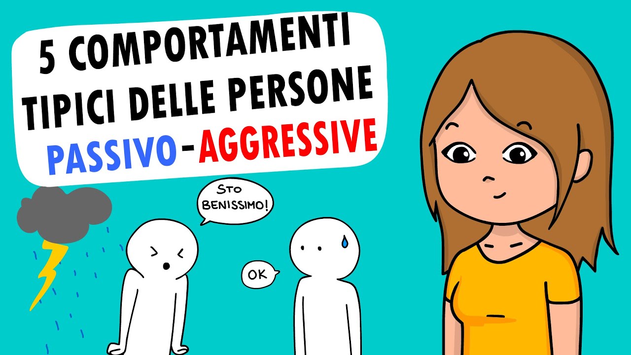 5 BEHAVIORS typical of PASSIVE-AGGRESSIVE people
