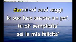 Matia Bazar - Tu Semplicità  (Karaoke Devocalizzata)