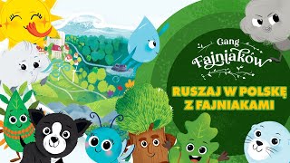 Kadr z teledysku Ruszaj w Polskę z Fajniakami tekst piosenki Gang Fajniaków