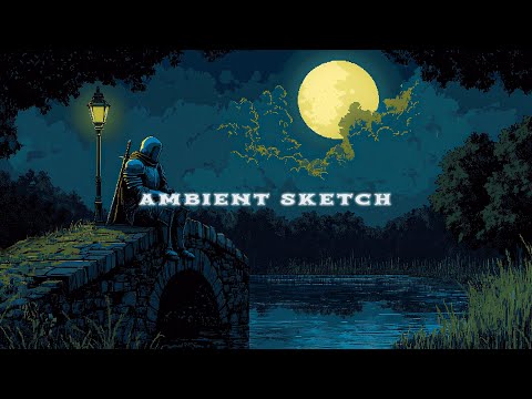 Weary Warrior Sleeps Under the Moonlight - Relaxing Night Ambience