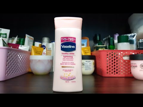 Vaseline healthy white lightening with vitamin b3 and tripple effect sunscreen fairness moisturiser Video