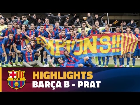 [HIGHLIGHTS] FUTBOL (2AB):  FC Barcelona B – Prat (2-0)