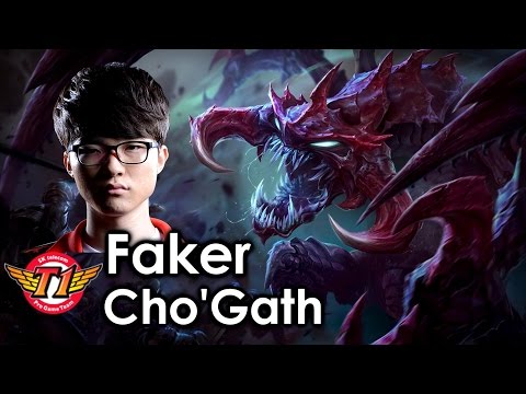 Faker picks Cho'Gath