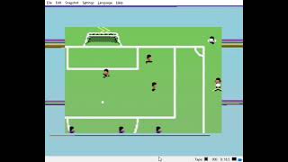 Commodore 64 "Footy" game with sampled commentary... Technical test