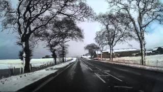 Winter Afternoon Drive To Balbeggie Perthshire Scotland