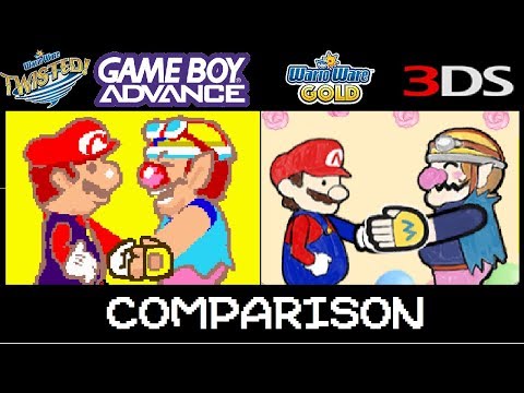 WarioWare Twisted vs WarioWare Gold Microgame comparison.