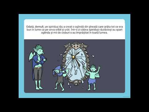 83. Momentul poveștilor - "Crăiasa Zăpezii" lectura după imagini 