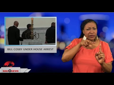 Bill Cosby is placed under house arrest (ASL - 4.28.18)