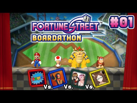 Fortune Street Boardathon #1 - Mario Stadium | Nothing is Scarier than Capitalism